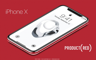 黑红配：苹果PRODUCT(RED)版iPhone X“抢先看”