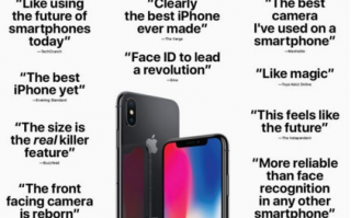 有点罕见：苹果汇总 iPhone X 的积极评论