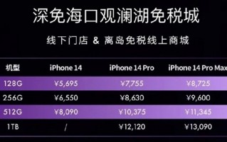 今日开卖！海南免税版iPhone14系列价格出炉 网友直言便宜的不够飞机票钱