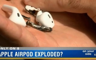 苹果Airpods着火事件 官方表示正在调查