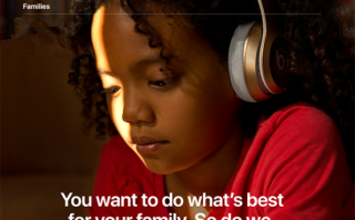 苹果官网推出Families页面：让家长更好地保障孩子的安全