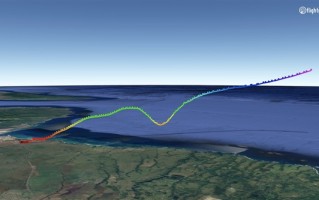 美国一架波音飞机升空后突然向太平洋俯冲 结果好险：只差200米就坠海