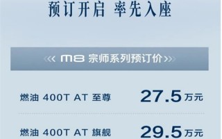 勇气可嘉！广汽传祺M8宗师系列预售：最高卖34.5万看齐丰田赛那