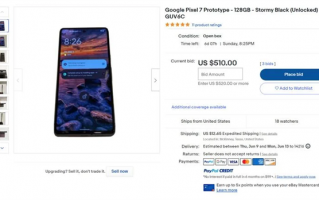 全球首款Android 13旗舰！谷歌Pixel 7工程机上架：卖3400元
