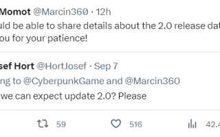 CDPR 游戏《赛博朋克 2077》2.0 更新详细信息下周公布