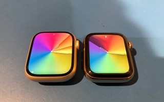 Apple Watch Series 7 与 Series 6 屏幕尺寸对比