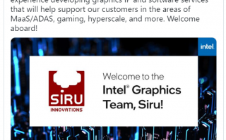英特尔收购 Siru 公司，增强 GPU 技术能力