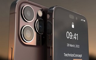 iPhone 14 Pro概念图曝光：感叹号挖孔屏吸睛、屏占比近5年最高！