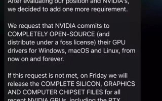 黑客对NVIDIA发出最后通牒：驱动今天必须开源 否则将公开1TB机密数据