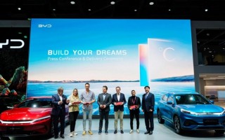 比亚迪出海全球 三车同步亮相巴黎车展