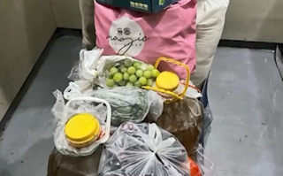 妈妈带500斤食物到上海看儿子：网友赋诗赞沉甸甸的母爱