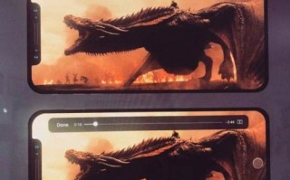 苹果“iPhone 8”应用显示概念设计：“猫耳朵”