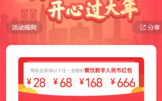 深圳1亿元数字人民币红包来了：微信小程序参加 最高可领666元