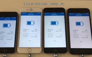iOS11.2正式版的耗电情况测试：结果差强人意