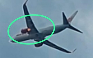 印尼狮航一架波音737客机起飞不久后发生引擎着火：画面骇人！紧急返航