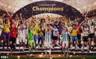 FIFA发布梅西夺冠海报！与历届冠军明星球员同框