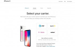 苹果今日开始在美国出售无锁版iPhone X
