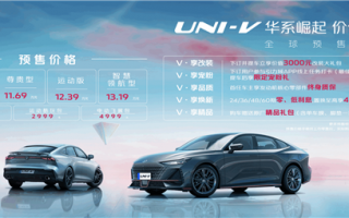 国产版“奥迪A7”来了！长安高端轿跑UNI-V正式预售：10.98万起