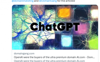 豪掷7500万！ChatGPT开发商OpenAI买下极品域名AI.com