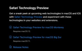 苹果 Safari 浏览器预览版已支持新款 MacBook Pro 的 120Hz 刷新