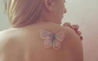 隐形纹身怎么弄的,像蕾丝般优雅的白色纹身