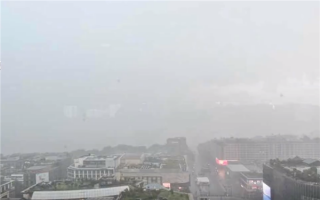 网友实拍浙江多地暴雨：杭州西湖被暴雨“隐藏”了 能见度极低