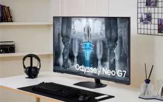 43英寸Mini-LED 144Hz高刷屏：三星宣布奥德赛Neo G7显示器进军全球市场