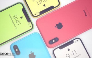 苹果iPhone Xc概念渲染图：廉价版多彩iPhone X