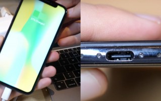 技术大神将 iPhone X Lighting 端口改造成 USB-C