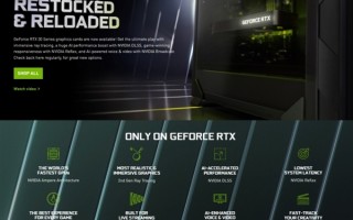 行情雪崩！NVIDIA：RTX 30显卡全系现货上架