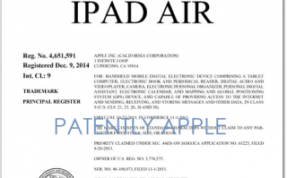 iPad Air终于成为苹果注册商标