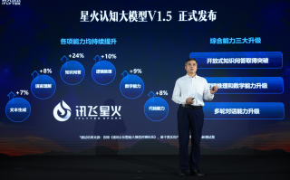 讯飞星火大模型升级 V1.5 发布：开放式问答取得突破，多轮对话、逻辑和数学能力再升级
