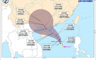 风速18米/秒 暹芭或成今年首个登陆我国的台风