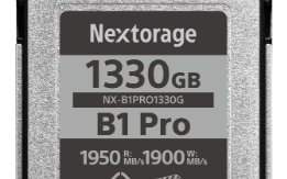 写入可达1.9GB/s！Nextorage发布世界最快CFExpress Type B存储卡