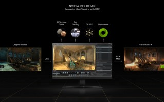 英伟达推出 RTX Remix MOD 平台：为经典游戏带来全光线追踪和 DLSS 3