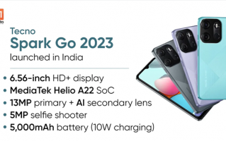 传音低端手机Tecno Spark Go 2023发布：3GB RAM、5000毫安时电池配10W充电