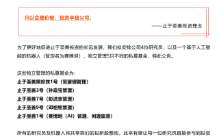 消息称有私募公司将使用 AI 独立管理基金，回应称已获投资人肯定