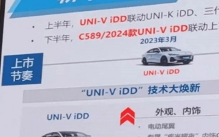 亏电油耗不到5升 长安UNI-V iDD将于3月上市：或15万起售