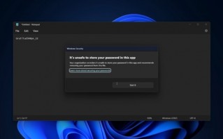 Windows 11安全新功能来了：密码安全性大大加强
