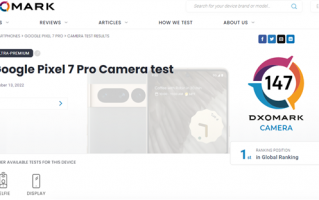 谷歌Pixel 7 Pro DXOMARK影像分出炉：与荣耀Magic4 至臻版并列全球第一