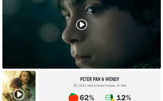 观众评分 12%，《彼得・潘与温蒂》成迪士尼历史上最糟糕真人翻拍电影