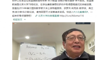 50年来最伟大数学发现？张益唐在北大作零点猜想报告：本质上已证明