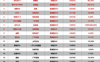 连当11年中国SUV销冠后 哈弗H6被特斯拉Model Y终结了