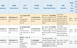 荣耀70新机入网：支持66W快充、比亚迪工厂制造