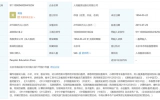 人教社对外投资13家公司：有7家公司已被吊注销