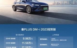 “油电同价”时代已至！比亚迪秦PLUS DM-i冠军版上市：9.98万起