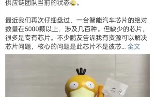 小鹏联动可达鸭？董事长告诉你比玩具更难抢的——是汽车芯片