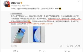 用户谈真我10 Pro+：玩很久眼睛也没有不适 以前是边玩边擦眼泪