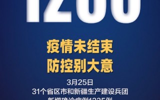 31省份新增本土“1280+4320”：3月来本土感染者超5.6万例 新冠肺炎不是大号流感