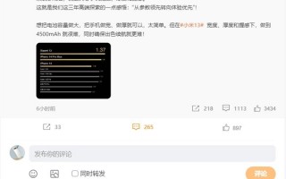 小米13续航超越iPhone 14 Pro Max 米粉：Redmi K60岂不封神